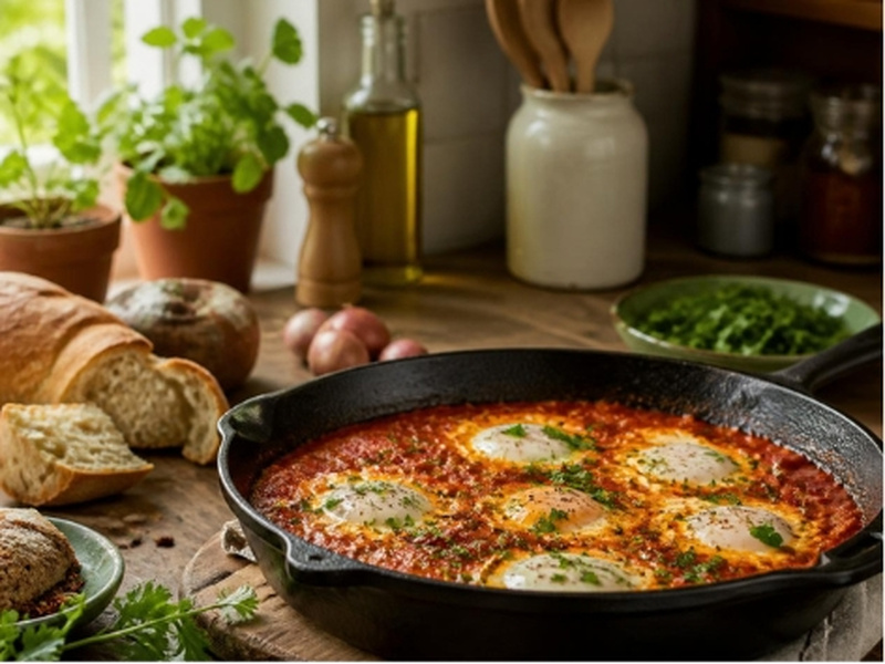 spicy eggs shakshuka canva