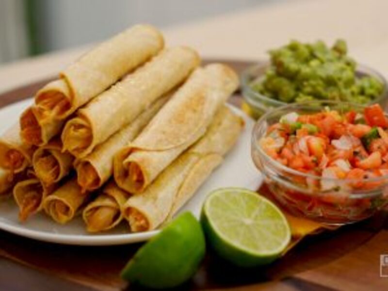 Image of Margarita Baked Chicken Taquitos article