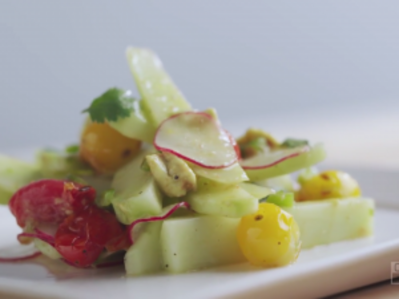 Image of Chayote & Blistered Tomato Salad article